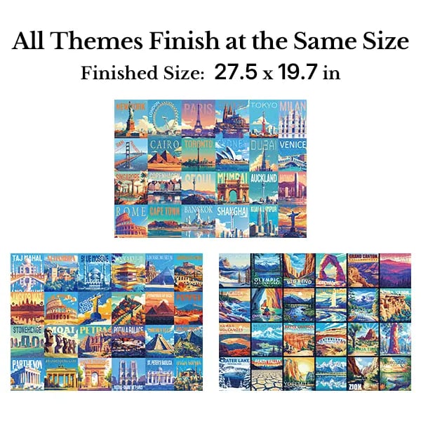 Travel Puzzle Advent Calendar 2026