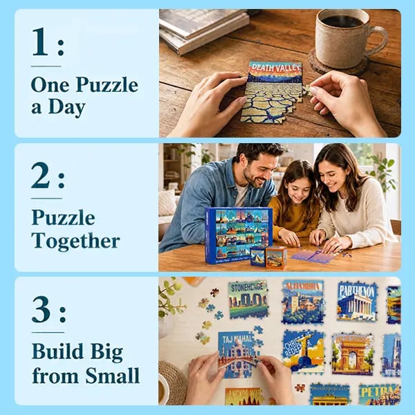 Travel Puzzle Advent Calendar 2026